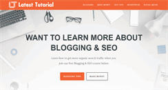 Desktop Screenshot of latesttutorial.com